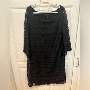 Elegant Black Lace Dress